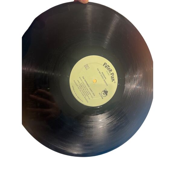 Vintage Rudolph The Red Nose Reindeer The Peppermint Kandy Kids P.Pan Vinyl - Picture 4 of 4